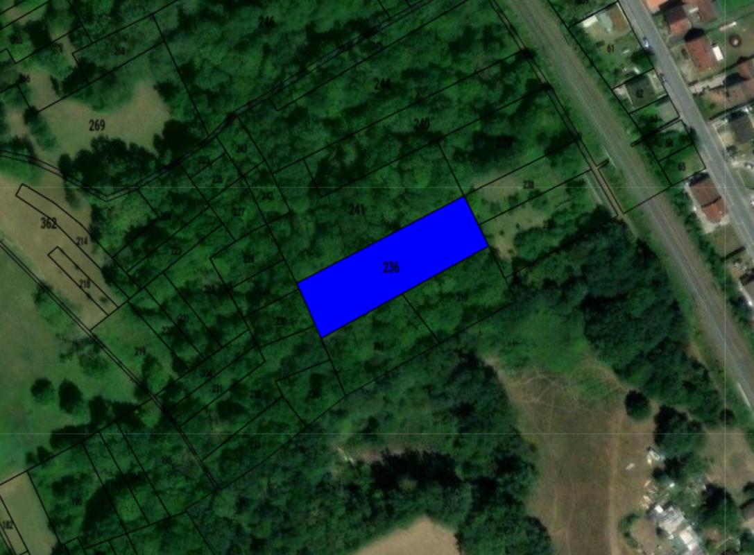 Terrain boisé de 1 790 m² – Clermont