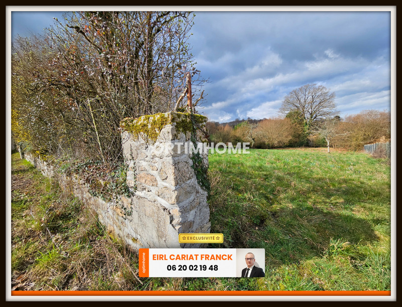 PARCELLE A BATIR DE 1180 M² DE TERRAIN CLOT ET BOIS TAILLIS DE 1545 M² >