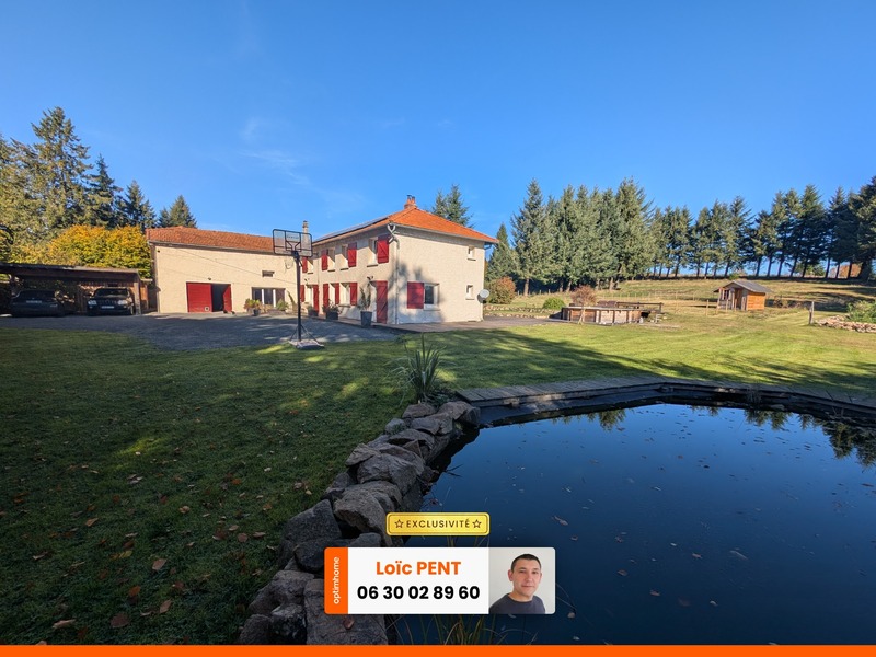 Charmante maison à vendre 9 pièces, 212m², 3 salles d'eau SAINT NICOLAS DES BIEFS (03250)