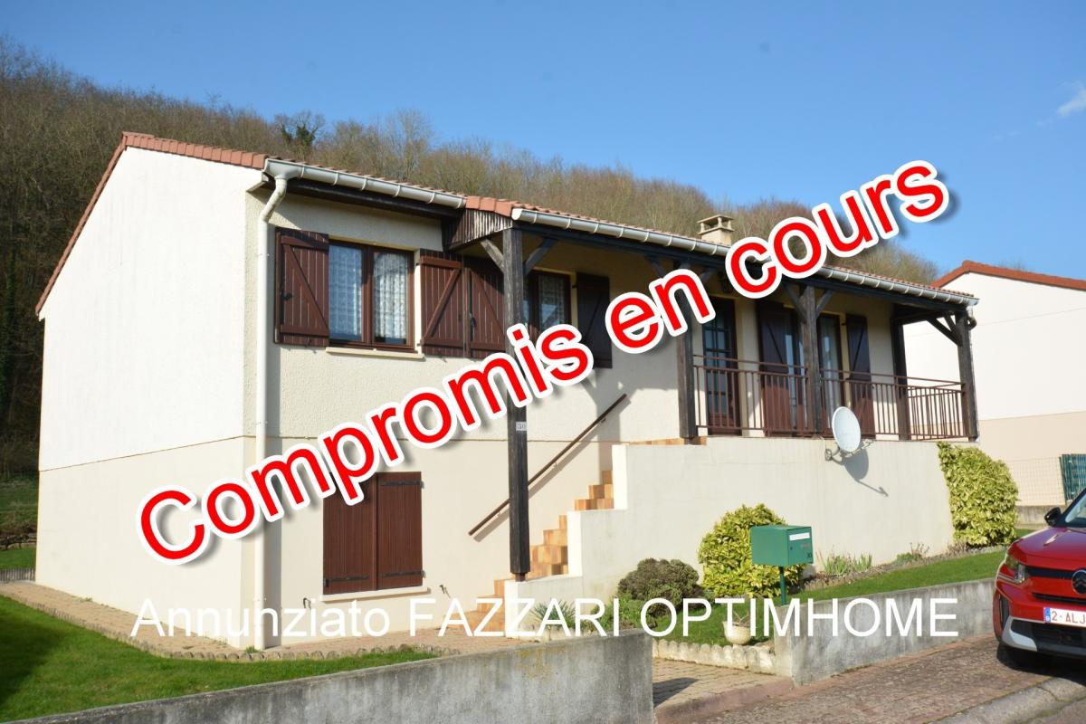 Maison individuelle sur sous-sol complet à Montmédy – 107 m² – 4 chambres – Garage 45 m² – Secteur calme proche Belgique & Luxembourg