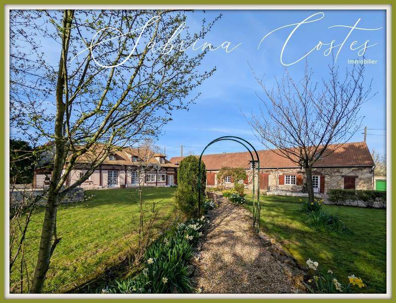 PROPRIÉTÉ DE CARACTÈRE À FORT POTENTIEL – 2 MAISONS️ – 7 CHAMBRES️ – PARC + TENNIS + ESPACE BIEN-ÊTRE