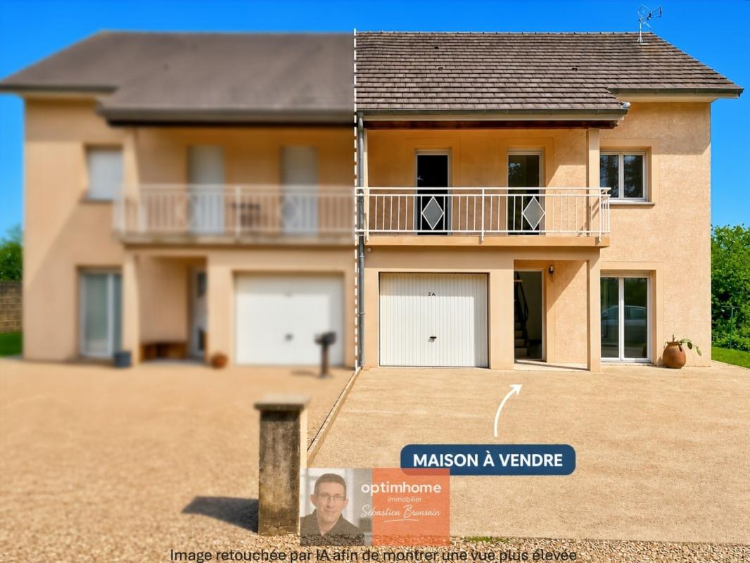 Choisey – Maison récente de 2010 – 4 chambres, bureau et jardin de 510 m²
