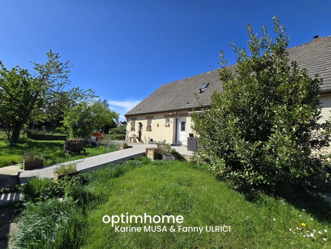 HIRSON (02) - Vente maison individuelle, semi-plain-pied avec 5 chambres ️️️️️, sous-sol et jardin de plus de 20 ares ☘️