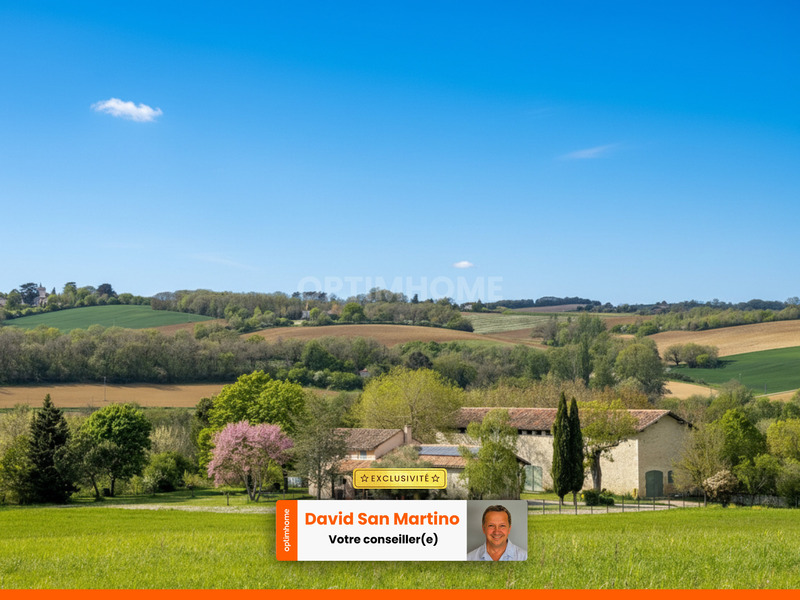 A vendre maison en Pierre - Dépendances – 1 Hectare – 32700 Castéra-Lectourois, Gers