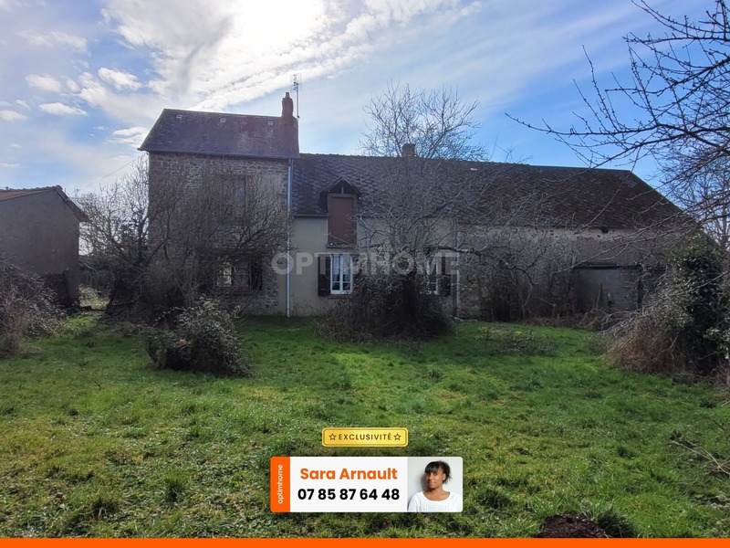 Maison de campagne à rénover avec grange à MOUHET (36)