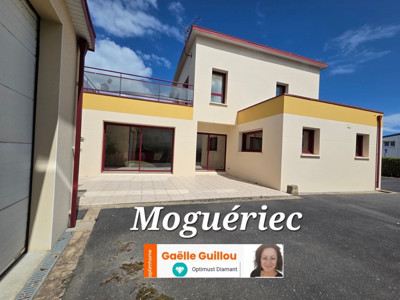 MOGUERIEC - SIBIRIL : Contemporaine de 140m² - Vie de plain pied - A deux pas des plages et du port