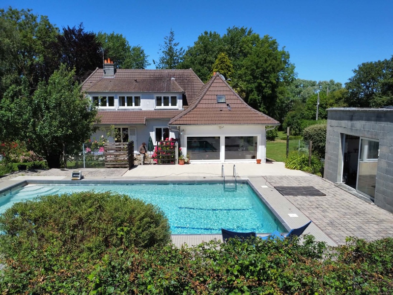 ✨ PROPRIÉTÉ D’EXCEPTION AVEC PISCINE ET PARC ARBORÉ AUX PORTES DE SAINTE-MÈRE-ÉGLISE (50) ✨