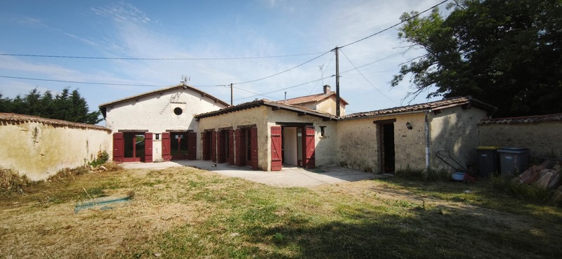 Maison à vendre 3 pièces à 10mm de St maixent l'école (79)