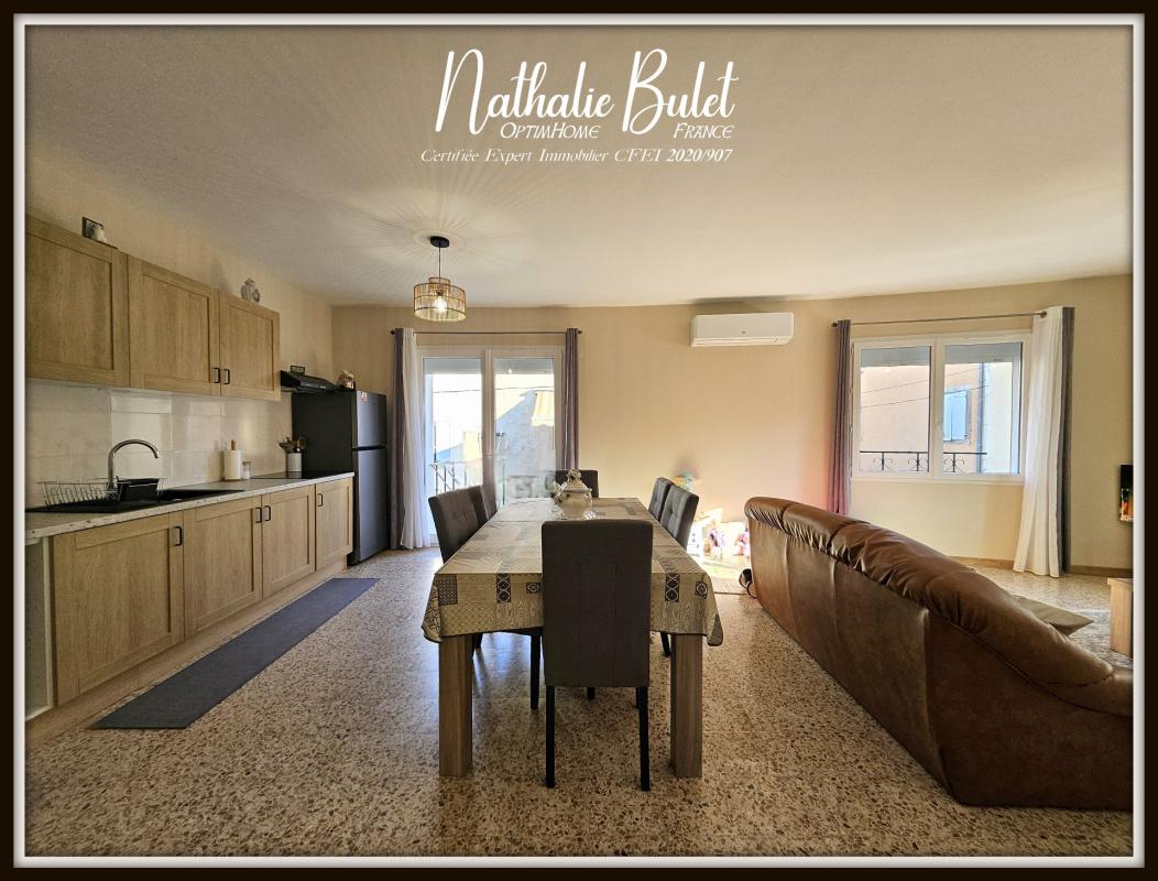 MAISON DE VILLAGE RÉNOVÉE À NEUF – DPE B – 87 M² HABITABLES – GARAGE DE 80 M² – SAINT-CHINIAN
