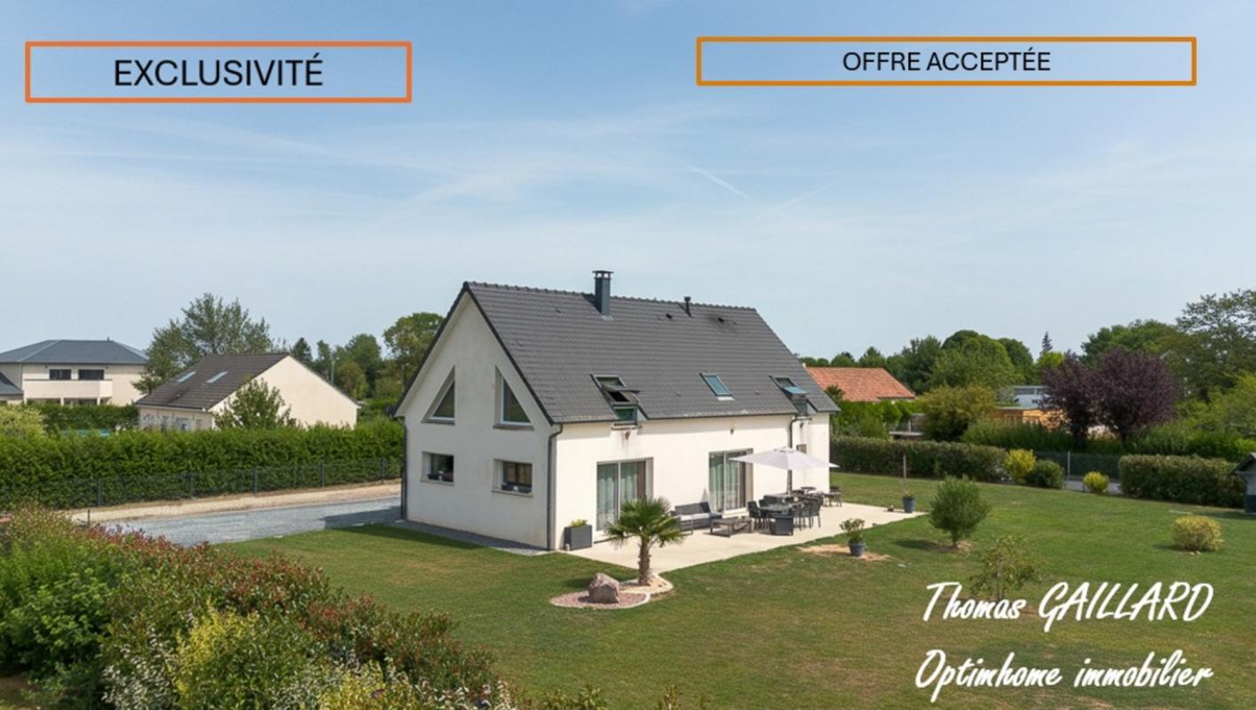 Maison contemporaine 5 chambres 133 m2 hab sur 1200 m2 de terrain