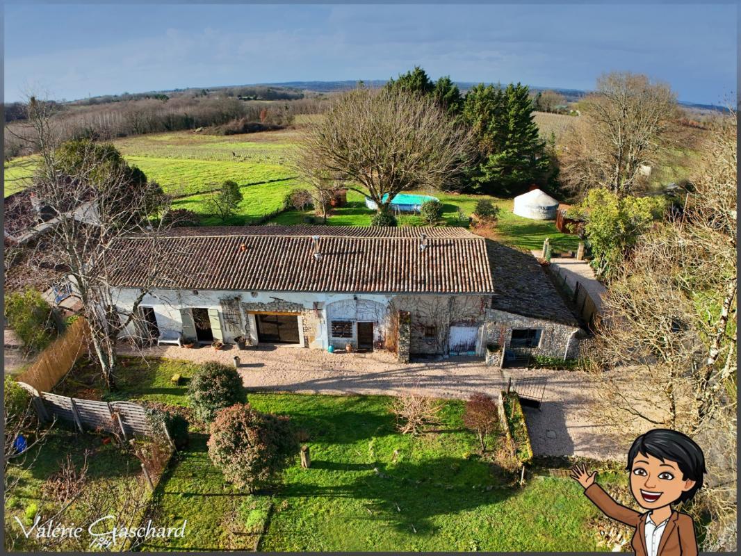 Montcaret – Belle maison en pierre de 250 m² en pleine campagne – Idéale projet familial ou activité touristique ou de bien être