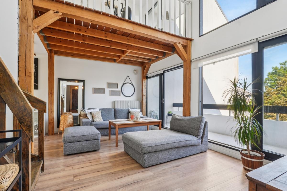 91830 LE COUDRAY-MONTCEAUX - DUPLEX EN DERNIER ETAGE AVEC ASCENSEUR - 30M2 DE TERRASSES - SEJOUR CATHEDRALE - VUE ARBOREE SANS VIS A VIS - PARKING