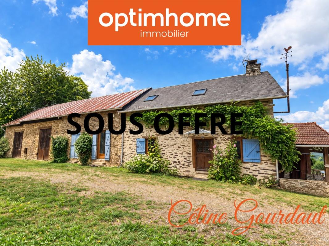 Maison 6 pces, 80 m² avec dépendances, source, terrain de 59 635 m²