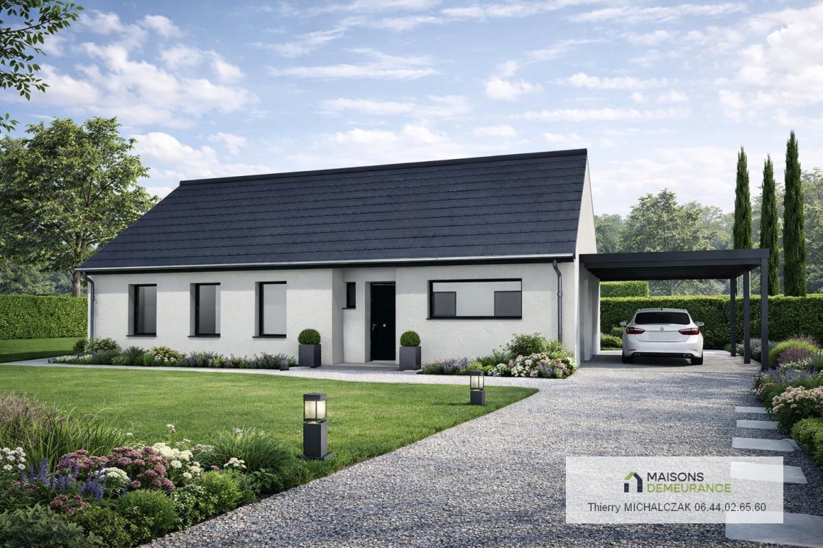 Maison 92m² + 3 Chambres + Terrain
