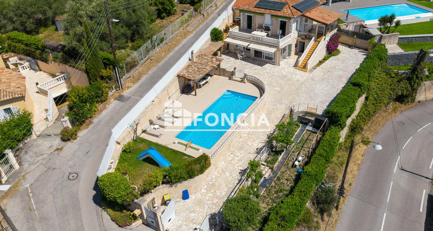 Nice Nord St Pancrace - Villa 152m2 habitable - Piscine - vue mer - Parkings
