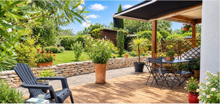 Pavillon vue sur montagnes, cuisine, séjour, 3 chambres, carports