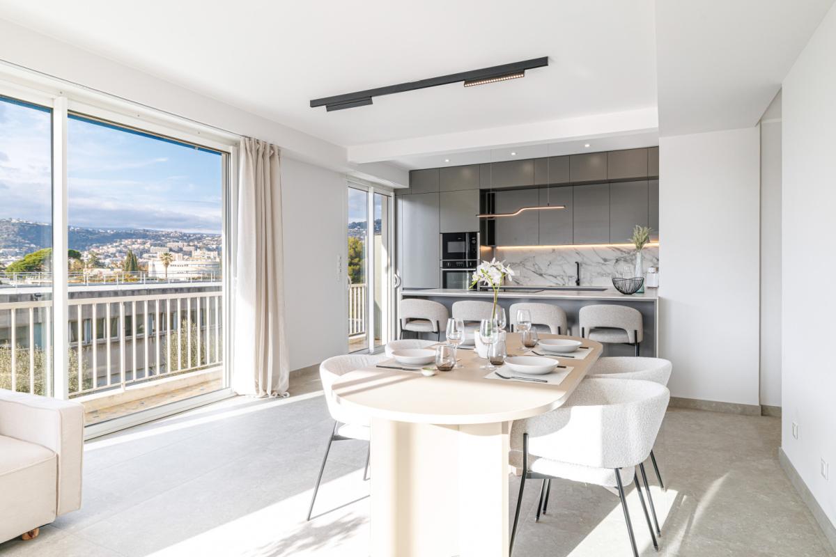Nice - Cimiez - 3 pièces de 84,69 m² entièrement rénové avec terrasse et garage