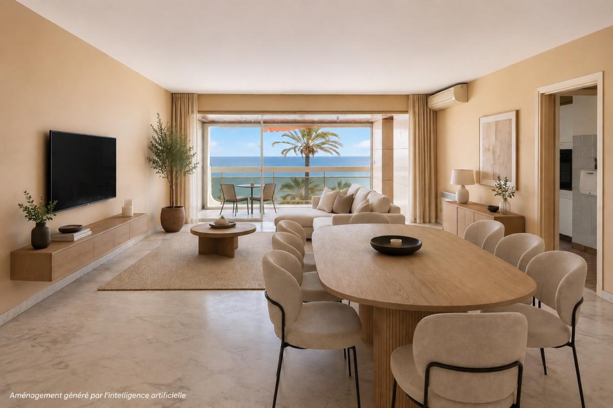 Nice - Promenade des Anglais - Appartement 3 pièces de 113 m² avec un fort potentiel d'aménagement