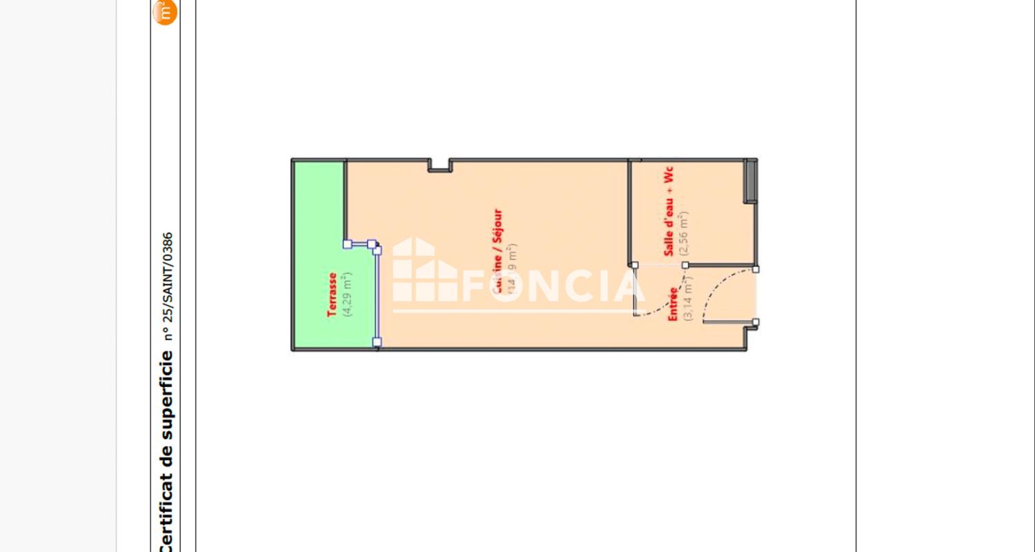 Studio valbonne-investissemnt locatif