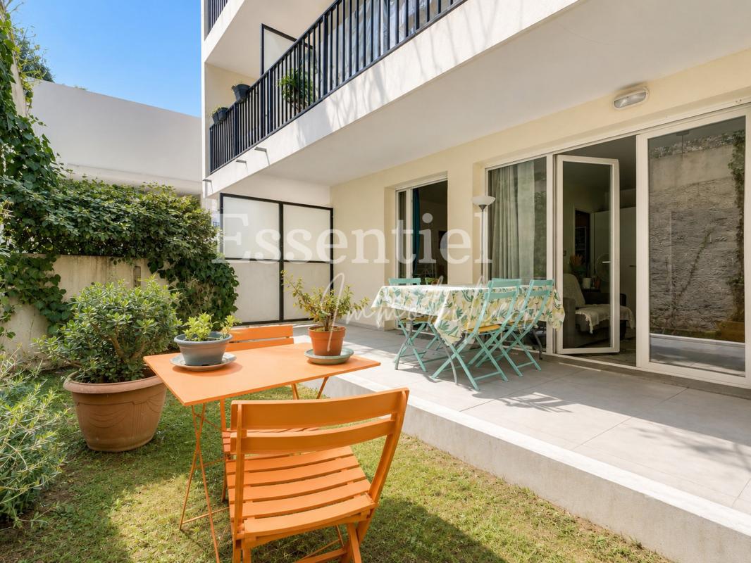 NICE BAS DE PESSICART / PROCHE LIBÉ – 2P RDJ– TERRASSE 30 M²
