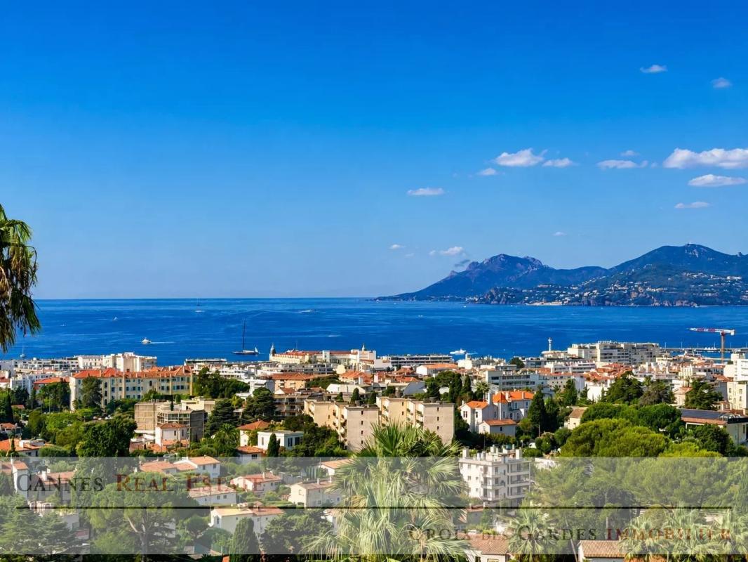 CANNES – SUPERBE 3 PIÈCES AVEC VUE MER PANORAMIQUE