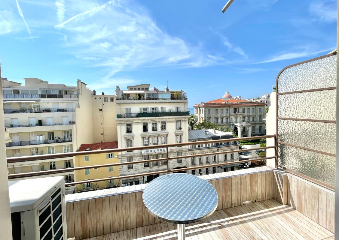 Nice Carré d'Or - Vue mer, balcon et parking