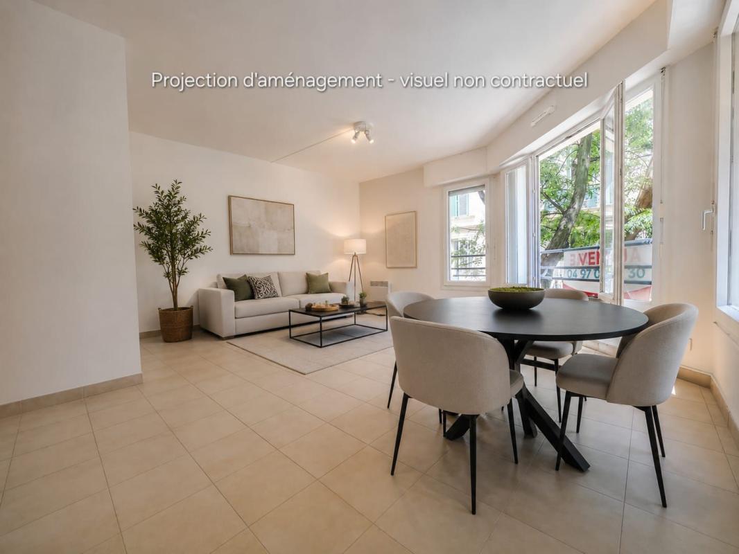 APPARTEMENT D'ANGLE 2P 53m² À 10MN DE LA RUE D'ANTIBES