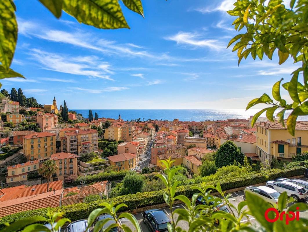 MENTON, QUARTIER LES CIAPPES : 3 PIECES DE 63,35 M2, Vue mer, calme et proximité du centre-ville