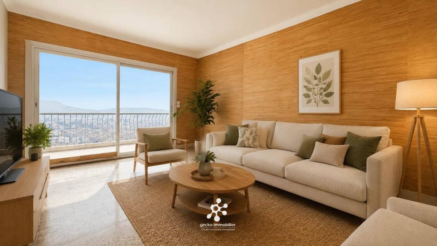 Nice – St Pierre de Féric – 3P – Terrasse 10 m² – Vue panoramique