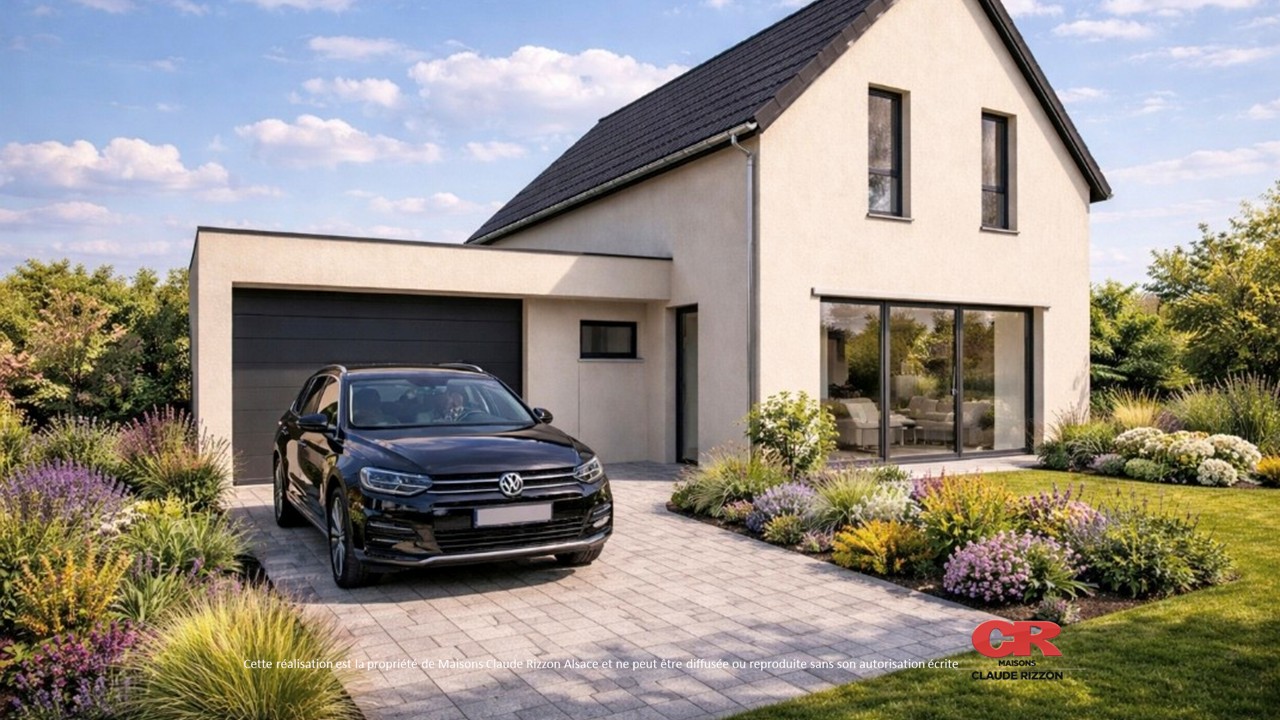 Maison neuve 5 pièces avec garage à HUTTENHEIM