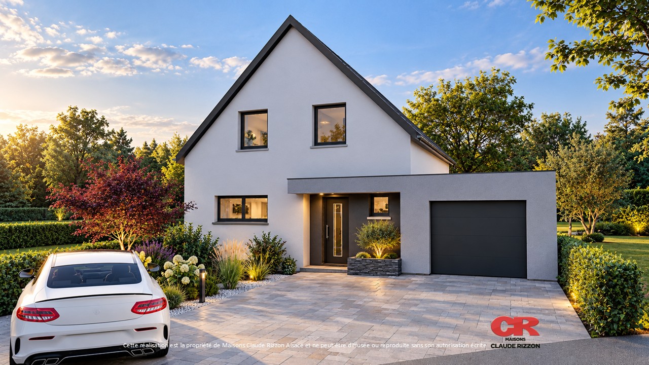 Maison NEUVE avec garage à Offendorf