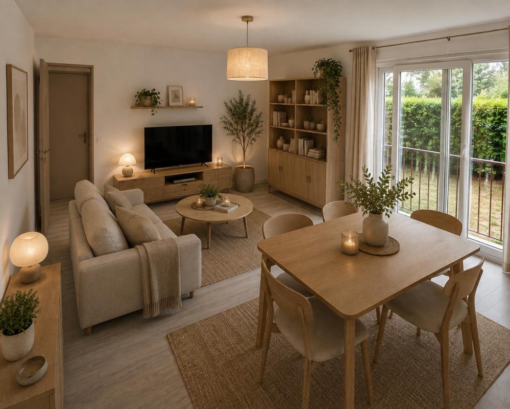 F2 de 48m² avec balcon