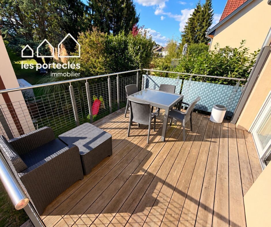 Triplex avec jardin de 113m2 au sol