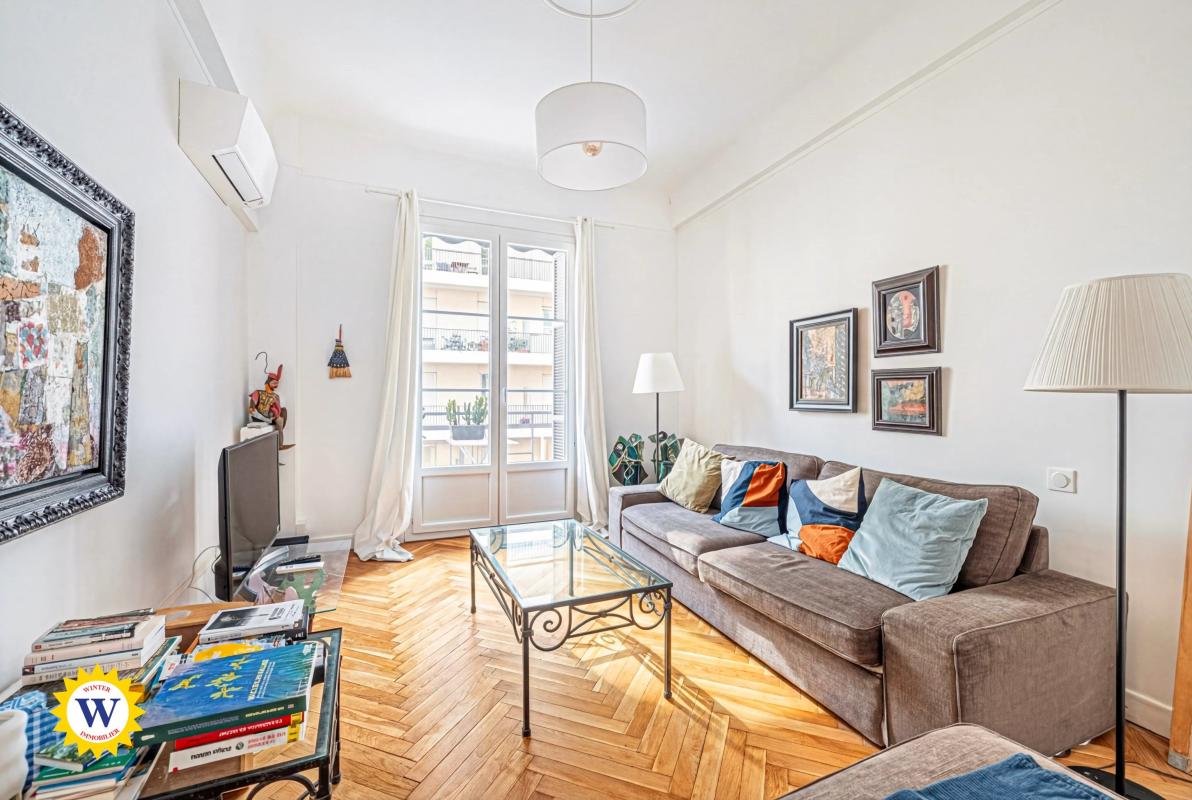 Nice Carré d'Or – Appartement 3 pièces Art déco rénové