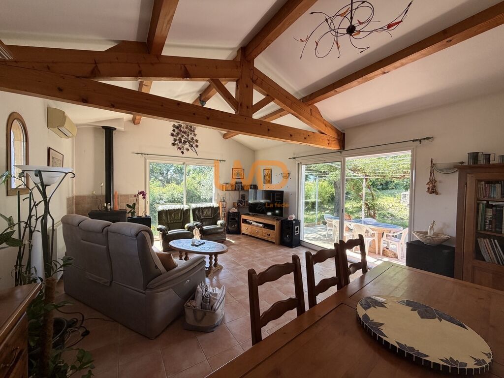 Maison d'architecte de plain-pied aux portes d'Anduze – cadre na