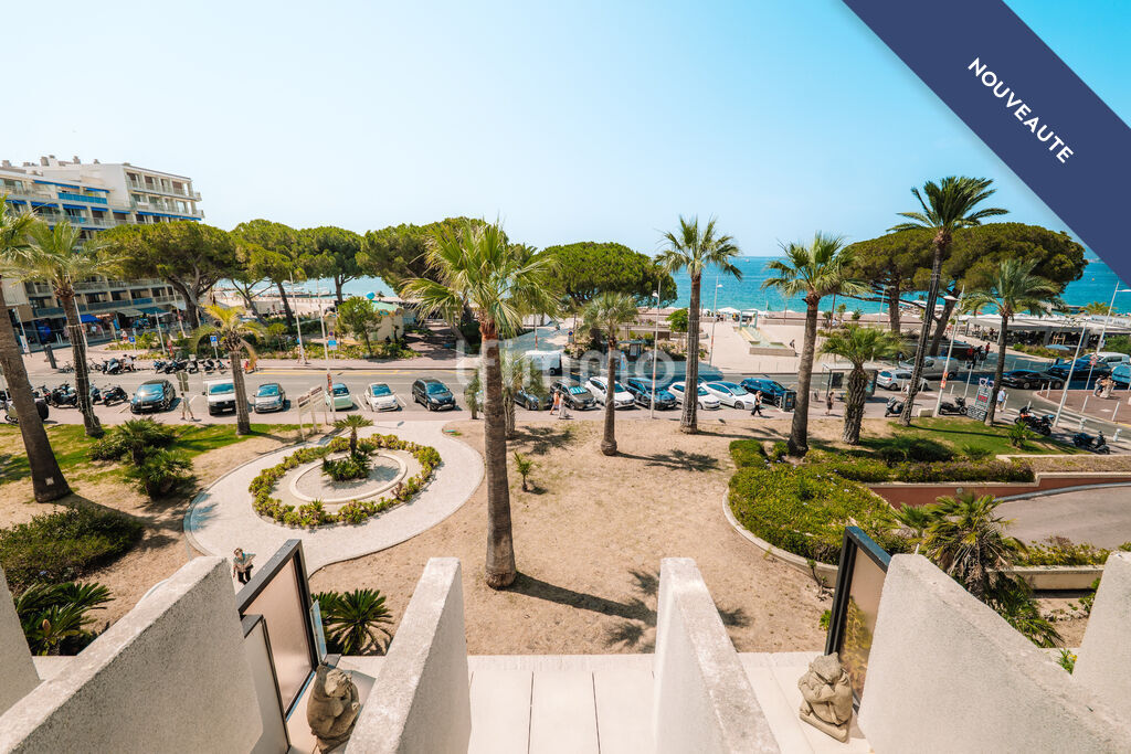 Juan-les-Pins, vue mer, 4 pièces d'exception, terrasse, parking