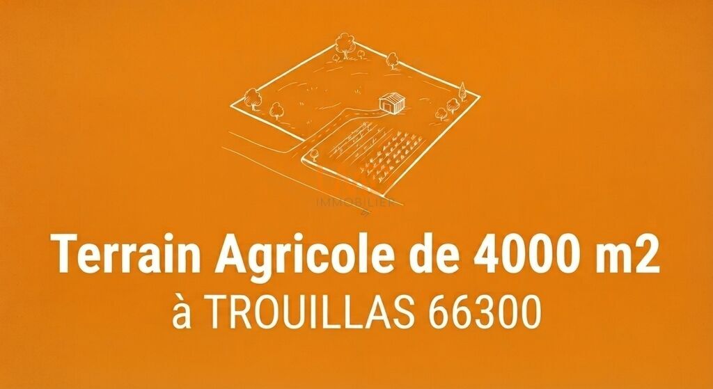 Terrain Agricole 4000 m2 Trouillas