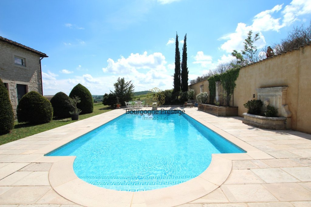 TOURNUS PROPRIETE DU XVIIIe 255 M² -PISICINE -PARC- DEPENDANCES- VUE PANORAMIQUE - Photo 5