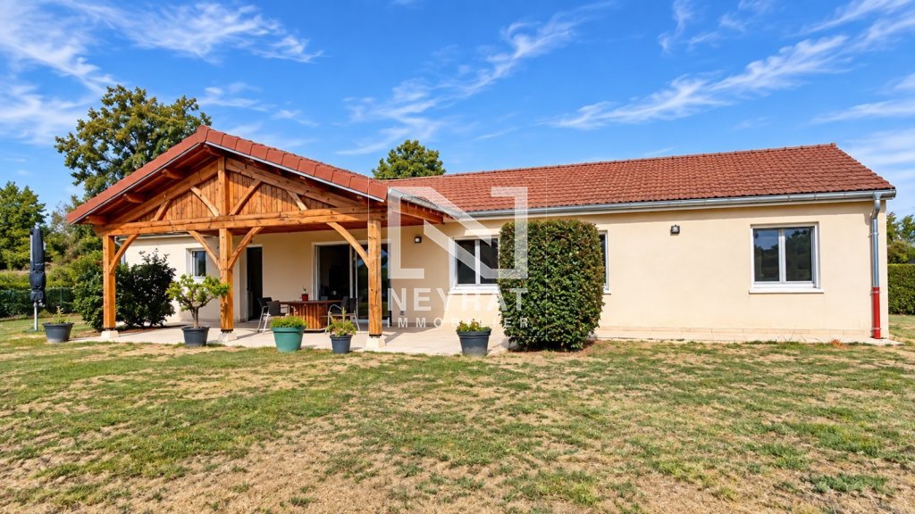 PARAY-LE-MONIAL – MAISON FAMILIALE DE PLAIN-PIED, 3 CHAMBRES, BUREAU ET JARDIN SANS VIS-À-VIS