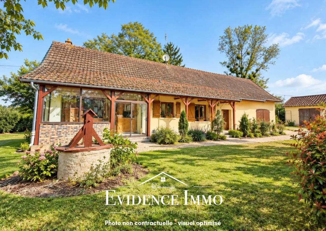 Longère de plain-pied avec dépendances sur 1 970 m² – Lessard-en-Bresse