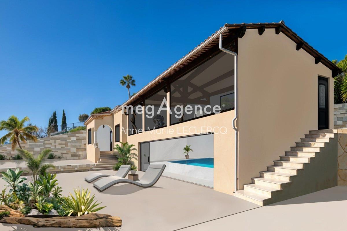 VILLA  A VENDRE  À VILLEFRANCHE SUR MER - VUE MER - Photo 4