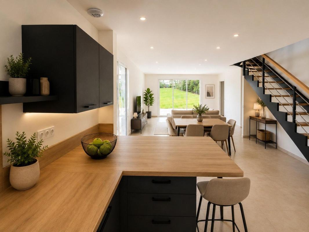 Frais de notaire offerts - Bien rare - Maison neuve contemporaine T4 - Prestations haut de gamme - Clé en main - Photo 4