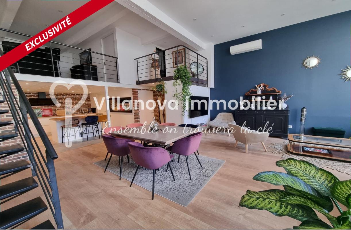 LOFT RARE -  3 CHAMBRES - 2 SALLES DE BAIN - TERRASSE - PARKING - CAVE - Photo 3