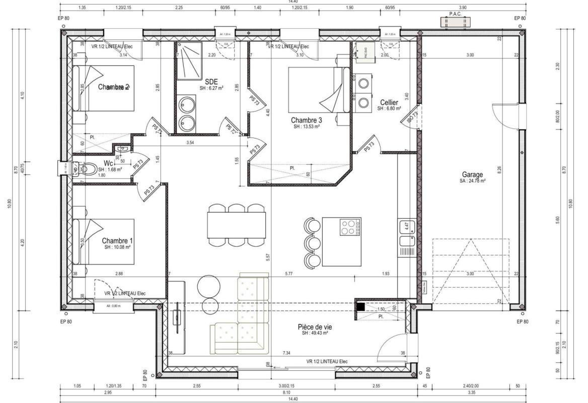 Maison neuve, 3 chambres, garage, jardin avec vue - Photo 3
