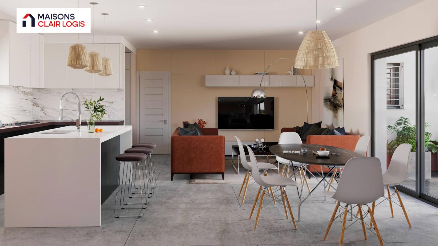 Maison 3 chambres 90m² avec garage