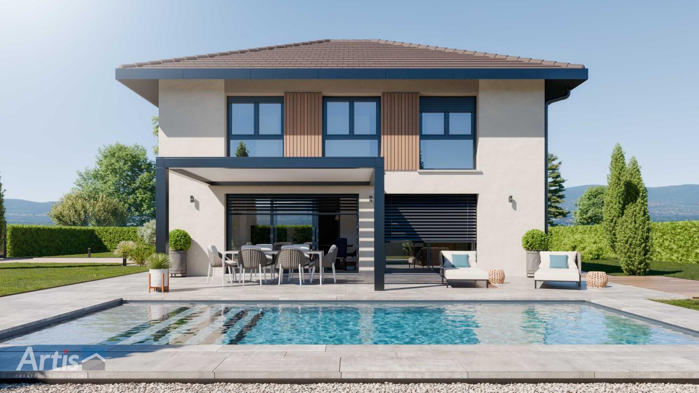 PREVESSIN - Secteur Puggins- Terrain 790 m² + Maison ARTIS 145m² avec Garage