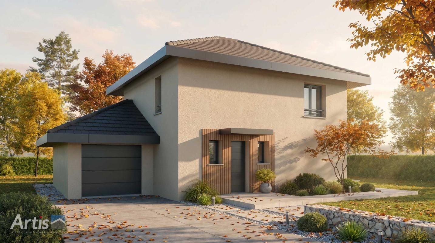 Groisy - Maison 111m² à construire avec vue montagne