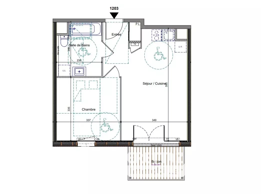 T2 neuf de 41m² - Chatillon sur Cluses - Photo 2