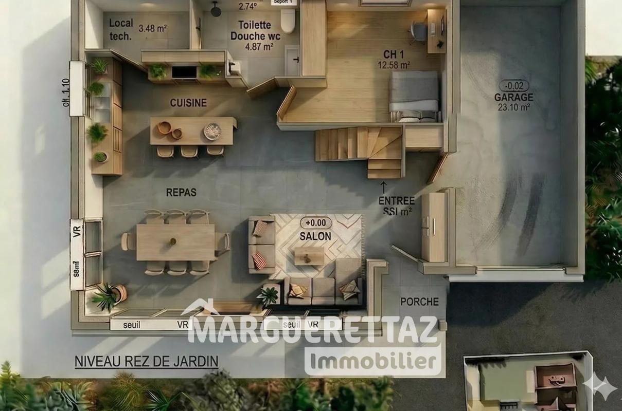 Maison à vendre, 6 pièces, 127 m², Villard