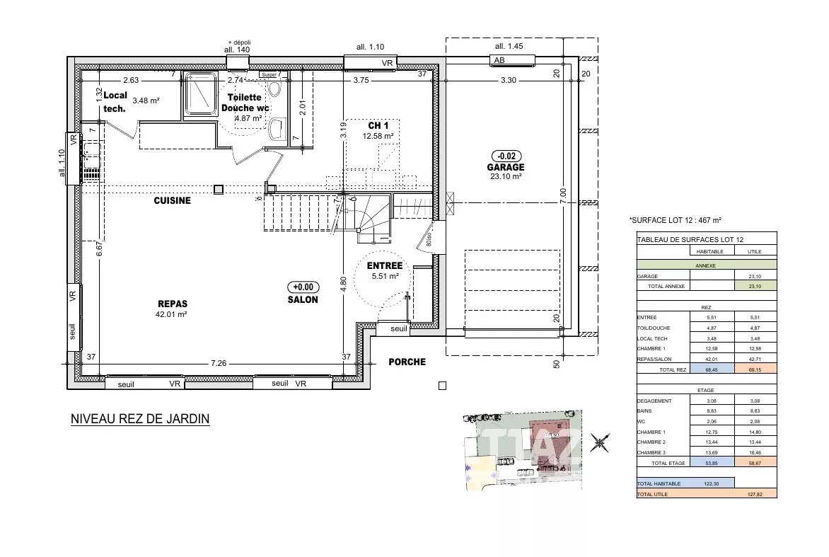 Lumineuse maison individuelle, au calme, 4 chambres, 2 sdb/sde - Photo 2